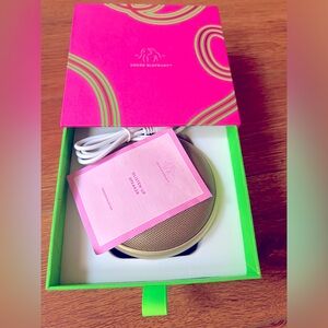 Gold Bluetooth speaker